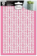 3D STENCIL ROUNDED PATTERN 81184